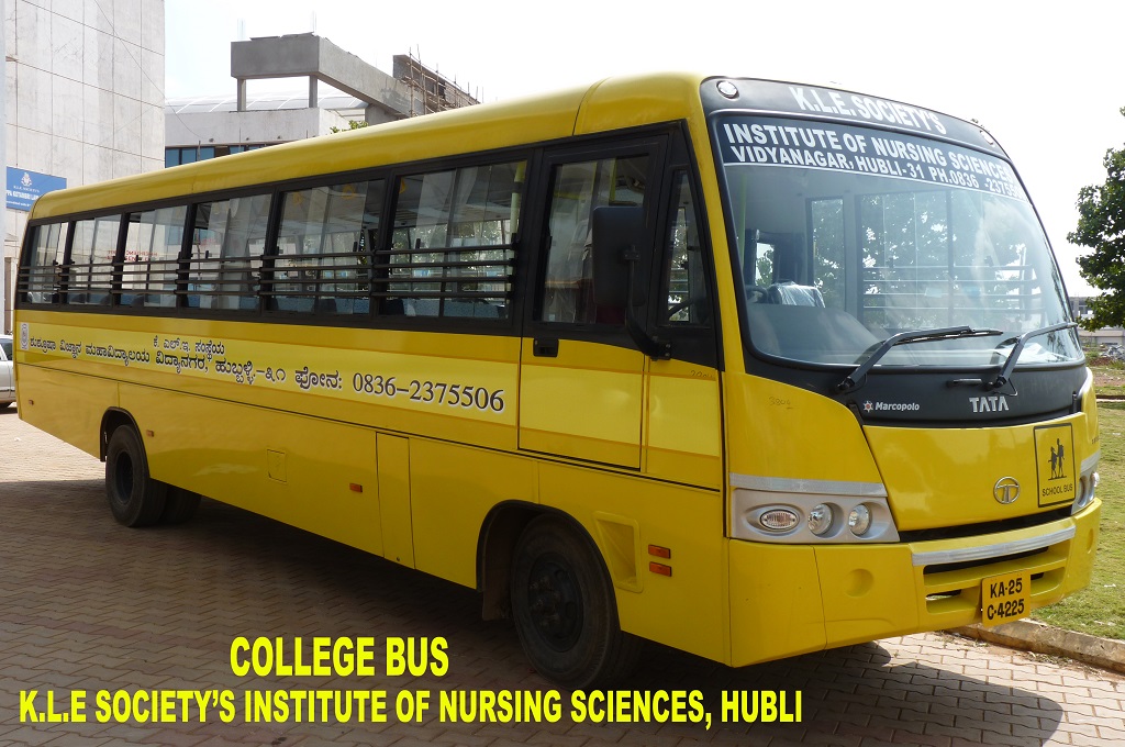 Transportation facilities at kle nursing college